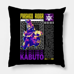 Kamen Rider Kabuto Streetwear design Pillow