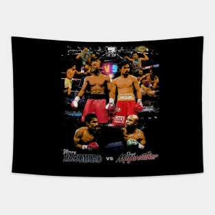 Floyd Mayweather Vs. Manny Pacquiao Retro Tapestry