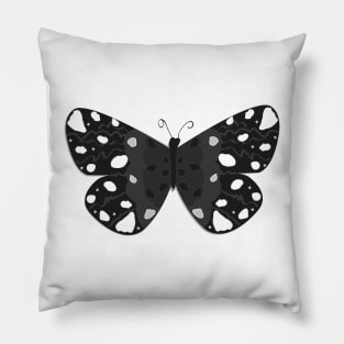 Black butterfly Pillow