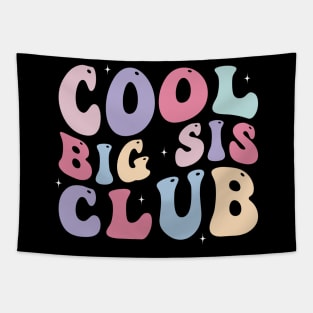 Cool Big Sis Club Funny Big Sister Tapestry