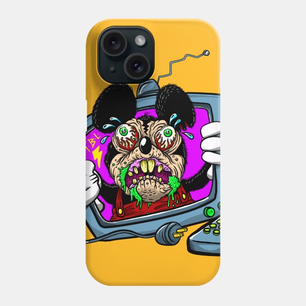 Cartoon rodent character Phone Case by Brownlazer