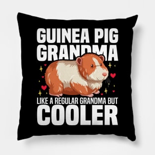 Guinea Pig Grandma like a regular Grandma but cooler Pillow