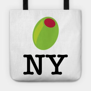 Olive NY Food Pun Green Olive Meme Tote