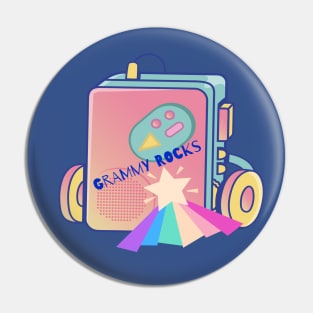 GRAMMY ROCKS Pin