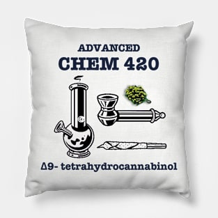 Tee-H-C = THC = CANNABIS Tee. Pillow