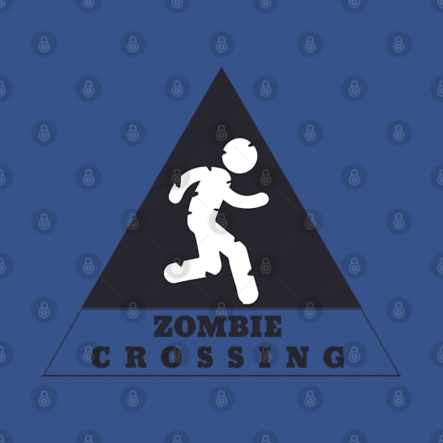 Halloween Zombie crossing by holidaystore