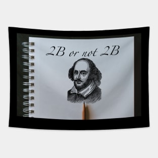 Shakespeare Pencil Pun Tapestry