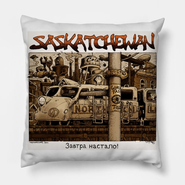 Tourism: Saskatchewan Pillow by Froobius
