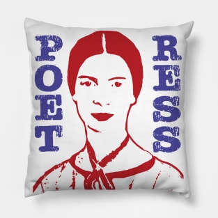 Poetress Emily Dickinson Pillow