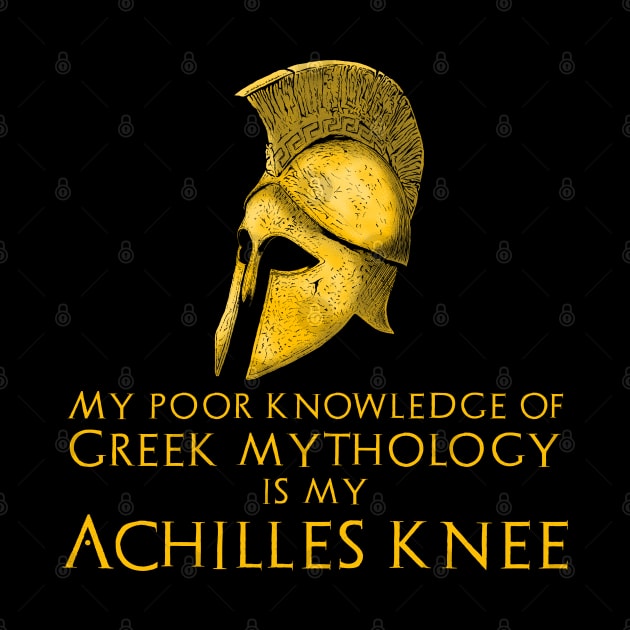 Greek Mythology Trojan War Achilles Knee by Styr Designs