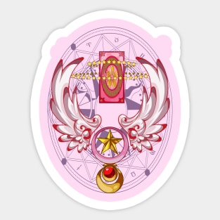 CardCaptor Sakura & Clow Card Decal Sticker For mirror 165*65cm Anime  Cosplay