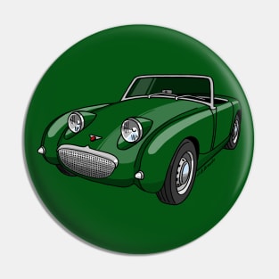 The classic british roadster Pin