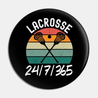 Lacrosse 24/7 Pin