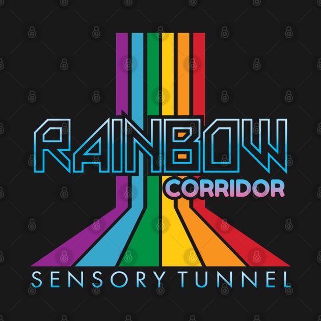 Rainbow Corridor Sensory Tunnel by DeepDiveThreads