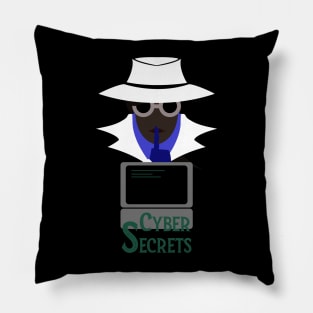 Lady White (Cyber Secrets Afro): A Cybersecurity Design Pillow