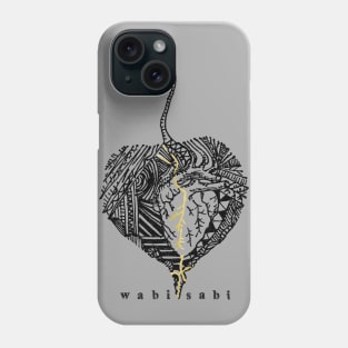 Nature Heals Wabi Sabi Kintsugi Heart Phone Case