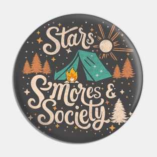 Stars & S'mores Society Pin