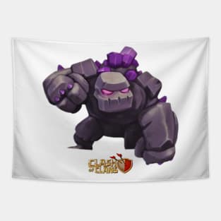 Golem - Clash of Clans Tapestry