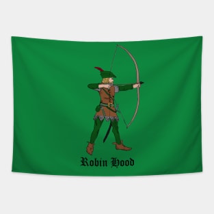 Robin Hood shooting arrow Tapestry