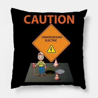 Caution Pillow