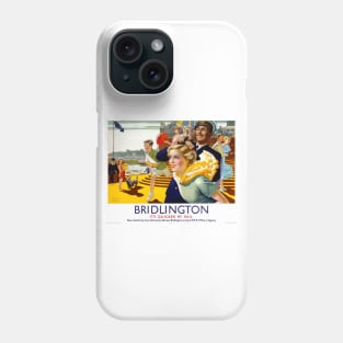 Vintage Travel Poster  England Bridlington Phone Case