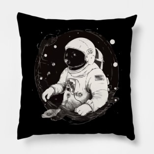 Journey to the moon, Sci Fi Pillow