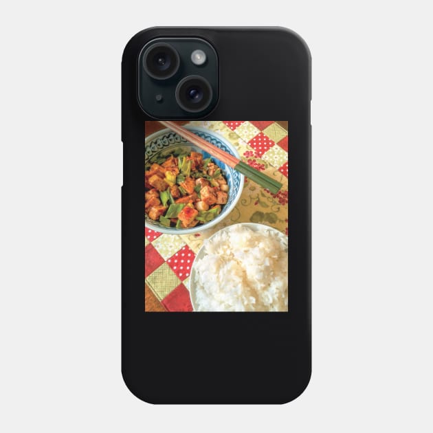 Spicy Tofu And Rice Phone Case by DPattonPD