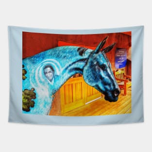 Blue Horse Tapestry