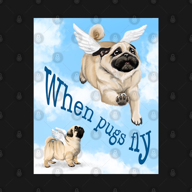 When Pugs Fly by BarefootSeeker