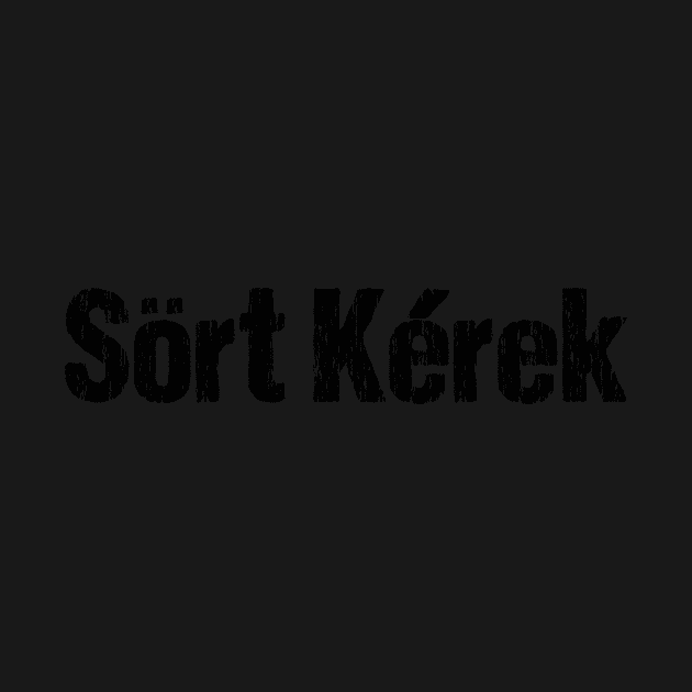 Sort Kerek Beer Please Funny Hungarian Language Distressed by Nirvanibex