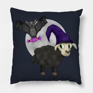 Halloween black sheep Pillow