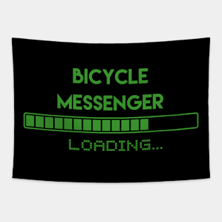 Bicycle Messenger Loading Tapestry