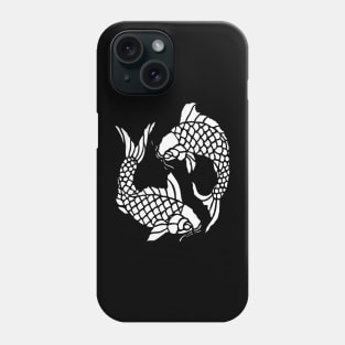 Koi Carp Fish Cut Out Phone Case