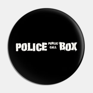 Police Public Call Box Pin