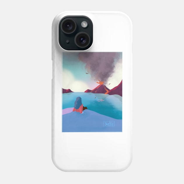 Mountain Blue Phone Case by jastinamor