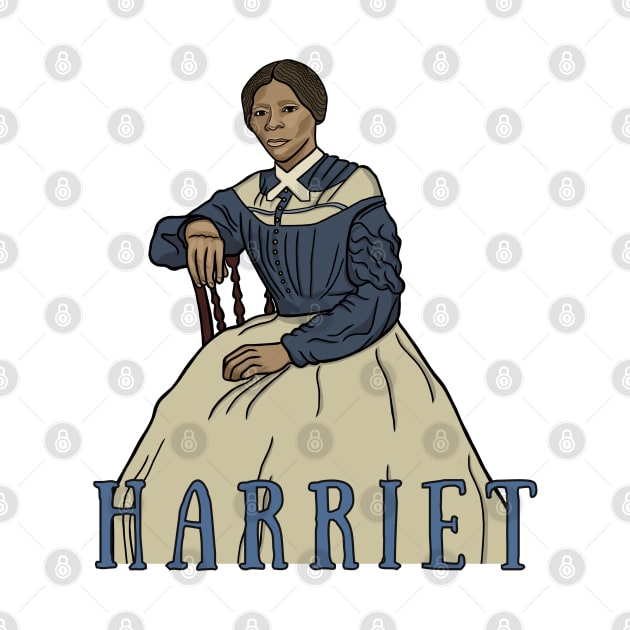 Harriet Tubman Portrait by History Tees