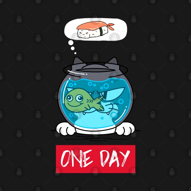 One Day, Sushi Cat by HyperactiveGhost