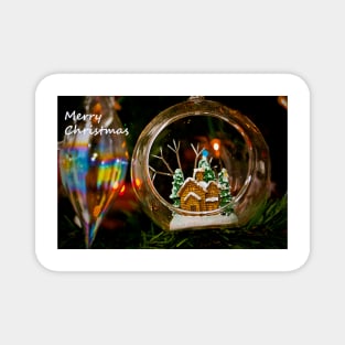 Christmas Xmas Tree Bauble Decoration Magnet