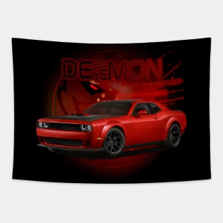 Dodge Redeye Hellcat Challenger Tapestry