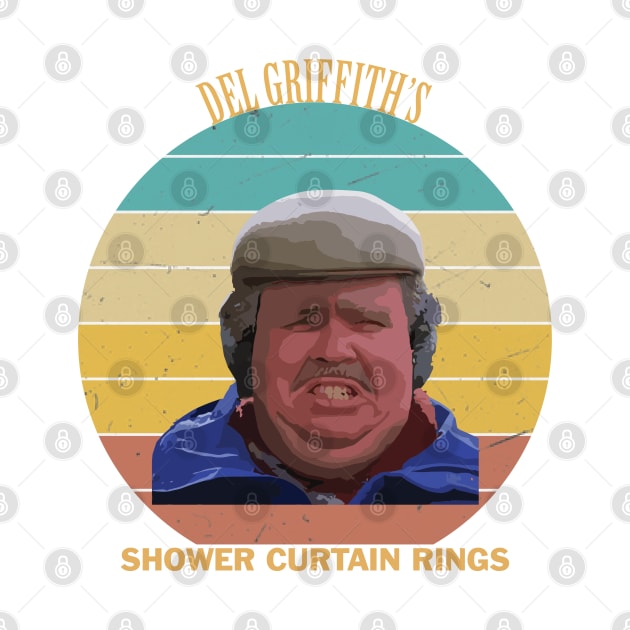 Del Griffith's Shower Curtain Rings by Geminiguys