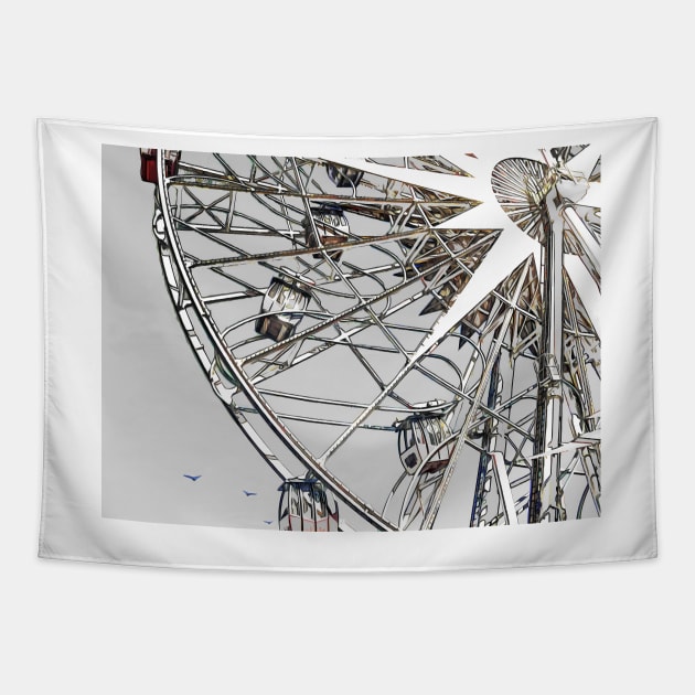 Swings and Roundabouts Tapestry by PictureNZ