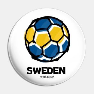 Sweden Football Country Flag Pin