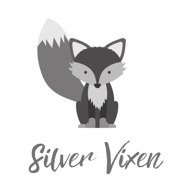 Silver Vixen by Tee's Tees