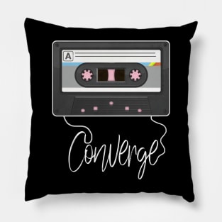 Love Music Converge Proud Name Awesome Cassette Pillow