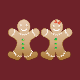 Smiling Gingerbread Cookies T-Shirt