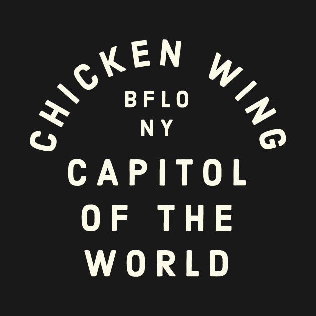 Chicken Wing Capitol of the World Buffalo NY Vintage by PodDesignShop