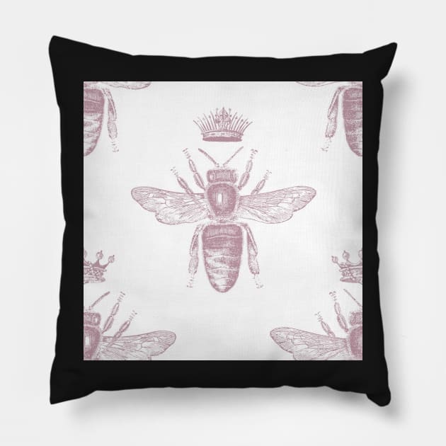 Queen Bee, Woodrose Pillow by SugarPineDesign