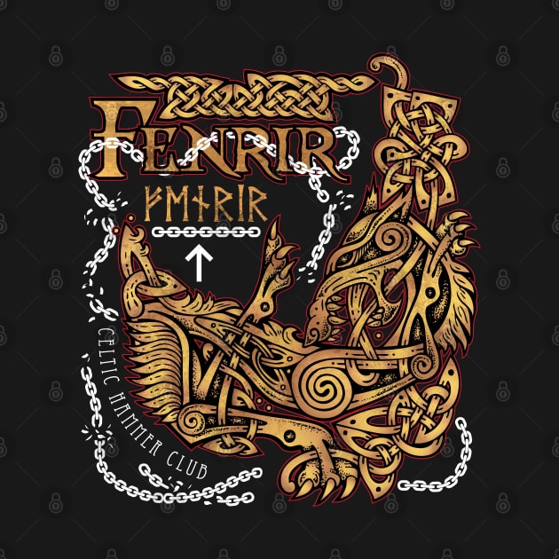 Fenrir: Ragnarok Viking Monster Wolf by celtichammerclub