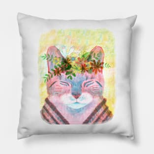 Cat Crown Pillow