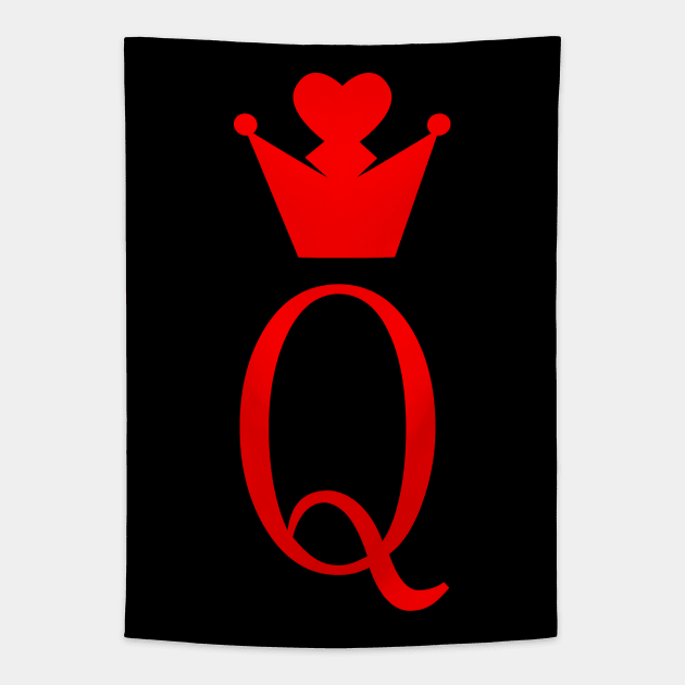 Heart's Queen Tapestry by Mitalie